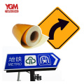 Reflective printable adhesive sheeting advertisement grade